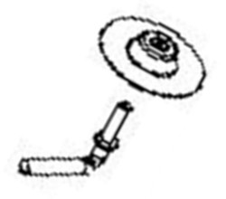 Rondelle + clef pour ventilateur Rowenta Turbo Silence Extrme + VU5840F0