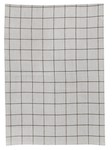 Torchon  carreaux cru et noir Metis Kilia 50 x 70 cm Winkler