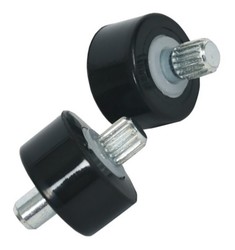 Kit de 2 roulettes + axes pour aspirateur balai Rowenta X-FORCE FLEX 9.60 RH203 - RH207