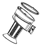 Sparateur  poussires + joint pour aspirateur balai Rowenta X-PERT 7.60 RH6A42WO
