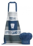 Tablier de cuisine enfant et toque petit ange bleu Winkler