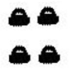 Lot de 4 patins antidrapants pour friteuse air fryer Moulinex Easy Fry Dual Flex EZ9228F0 - EZ922DF