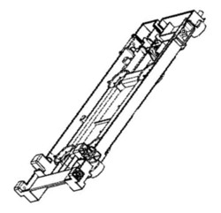 Socle inférieur beige pour machine à glaces Moulinex Freezi MJ803AF0/TCA