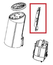 Couvercle du corps de la batterie pour aspirateur laveur Rowenta X-Clean 5 GZ5435E0/870