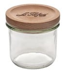Bocal en verre 255 ml édition bois Le Parfait