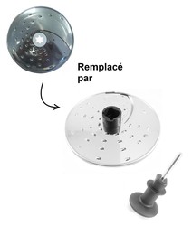 Disque minceur/rpeur 2mm pour robot Magimix : rfrence d'origine remplace par son quivalence
