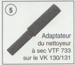 Adaptateur aspirateur Kobold VK130 VK131 VK135 / brosse VTF733 Vorwerk