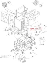 carte de puissance pour climatiseur Delonghi PAC WE 110 ECO