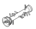 Brosse rotative mini turbo brosse aspirateur Unlimited Srie 6 Bosch