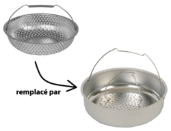 panier vitamine autocuiseurs seb clipso chrono 8l - 10l