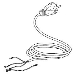 Cordon d'alimentation pour Carestyle Compact Pro IS25... Braun