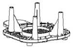 Socle pour centrifugeuse Frutelia Pro de Moulinex JU450