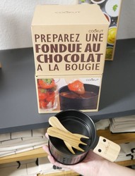 Fondue  chocolat  la bougie pour 2 personnes de marque Cookut  