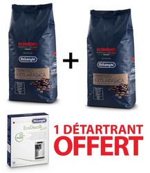 Offre promo 2 paquets de caf Delonghi achets - 1 dtartrant offert