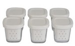 Lot de 6 pots complets pour yaourtires SEB Multi Dlices YG65 - YG66