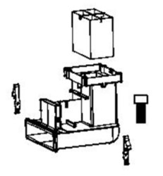 R�sistance + connecteur pour aspirateur laveur Rowenta X-Clean 5 GZ5555EE - GZ5557EE