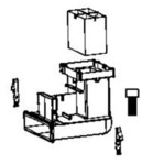 R�sistance + connecteur pour aspirateur laveur Rowenta X-Clean 5 GZ5555EE - GZ5557EE