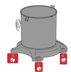 roulette pour injecteur extracteur Delonghi XE1251