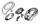 Cadran de commande pour ventilateur Rowenta Eole Infinite VU6670F0/AT0
