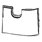 Enjoliveur de cuve droite pour friteuse airfryer Moulinex Dual Easy Fry EZ901AF0/K2A