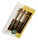 Lot de 4 couteaux  steak 22,5 cm inox en acier inoxydable avec manche noir de marque Genevive Leth