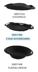 QC350 - Panier vapeur ovale pour delimix Simeo 500571410 500571409 500571408