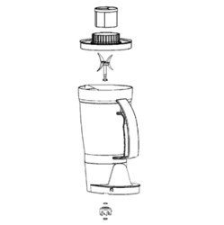 Blender complet pour robot Double Force Compact MOULINEX