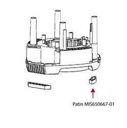 Patin / pied arrire pour blender ultrablend + lm936e10 moulinex