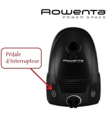 pdale marche arrt pour aspirateur Rowenta Power Space