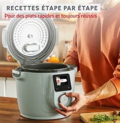 Couvercle suprieur vert eucalyptus pour cuiseur Moulinex Cookeo Wifi CE96G310/87A - CE96G310/87B