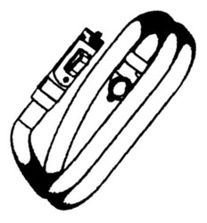 Tuyau d'eau flexible pour shampouineuse Rowenta Clean It Compact IN30