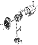 Ensemble moteur Rowenta Turbo Silence Extrme VU5670
