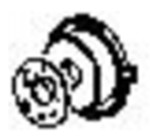 Support bouton avec voyant pour appareil � raclette Lumero Gourmet Station 0415480011 WMF