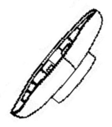 Bouton de verrouillage blanc pour cuiseur Moulinex Cookeo Wifi CE952110/87A - CE952110/87B