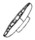 Bouton de verrouillage noir pour cuiseur Moulinex Cookeo Wifi CE952810 - CE96G810