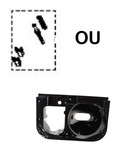 MIS500587353-01 ou MIS500587340-01 : rceptacle support filtre complet OU set de loquets + levier