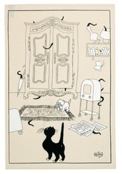 Torchon Dubout Cache-cache cru 48 X 72 cm Winkler