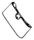 Enjoliveur noir du panier  frites pour friteuse sans huile Tefal Easy Fry Mega EY8558E0/K2A