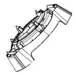 Bo�tier inf�rieur pour Extra Crisp HF1508F0/87A du robot Companion Moulinex