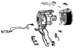 Bloc moteur pour aspirateur Rowenta X-FORCE FLEX 13.60 RH9A30WO/410