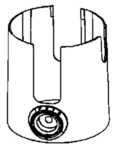 Bloc moteur centrifugeuse Frutelia Plus de Moulinex JU420D10/MR0