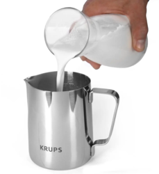Pichet � lait Barista inox pour cafeti�re expresso Krups