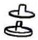 Bouton complet gris pour grill Rivera & Bar QD348A