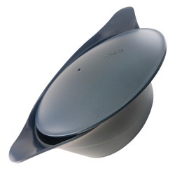 L'Incroyable cocotte ovale 33 cm Cookut compatible tous feux - bleu myrtille