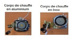  chaudire en inox et chaudire en aluminium pour expresso Magimix 11400 et 11401
