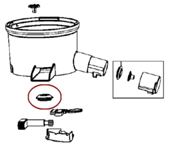 MS-651510 Joint Corps Extracteur de jus Moulinex