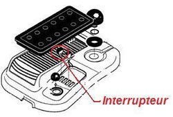 interrupteur pour centrale vapeur Astoria 030, 031, 031A