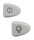 Kit de 2 boutons pour yaourtire Moulinex Yogurteo YG23