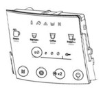 Panneau de commande + carte lectronique pour robot caf Delonghi FEB2262.B S11