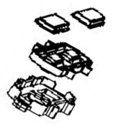 Kit de 2 boutons assembls pour aspirateur robot Rowenta Explorer Serie 220 - 240